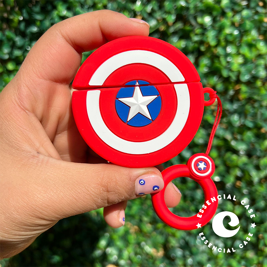 Funda AirPods 3 Escudo Capitan America