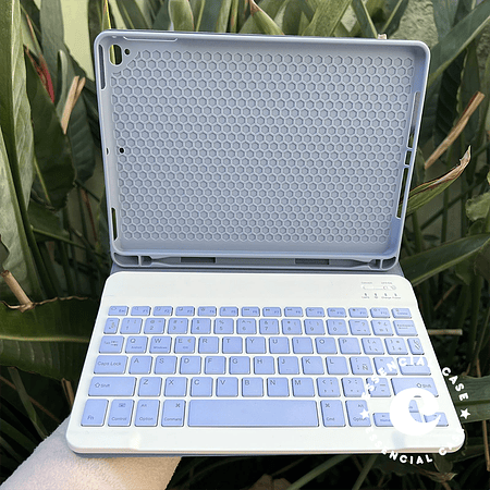 Carcasa LAVANDA para ipad pro 12,9" con teclado 