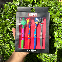 Pack de 4 lápices Marvel 
