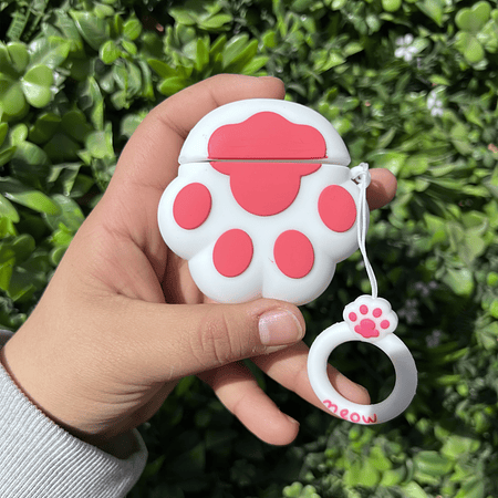 Funda airpods 1 - 2 generación Patita Blanco