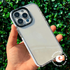 Carcasa transparente borde color iPhone 15 Pro