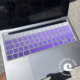 Protector para teclado MacBook pro Touch bar INTEL Lila