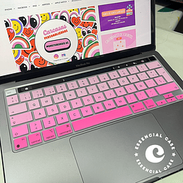  Protector para teclado  MacBook Pro 13" 2020 - 2022  rosa