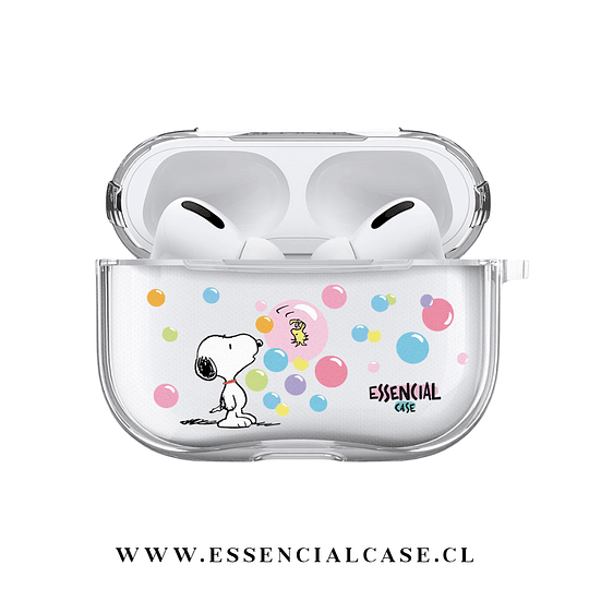 Carcasa AirPods Pro - Pro 2 snoopy burbujas