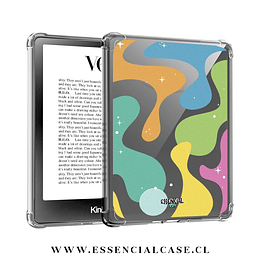 Carcasa Kindle Basica 2019 10 gen. abstract colores 