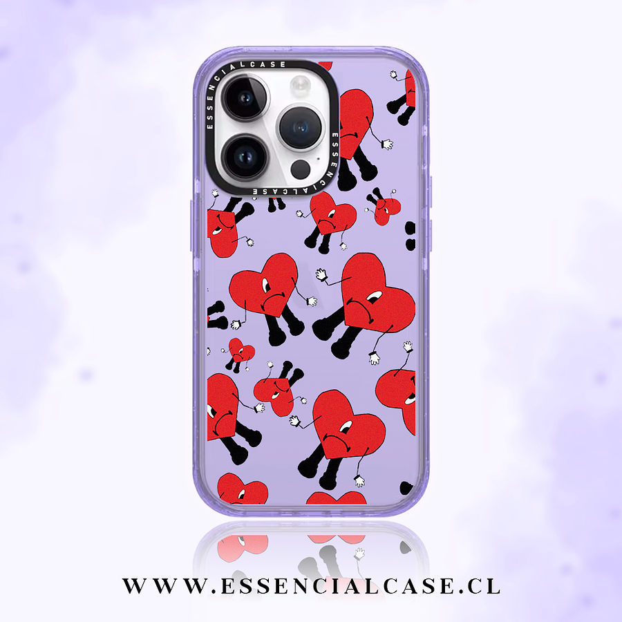 Carcasa diseño Corazones - Bad Bunny 