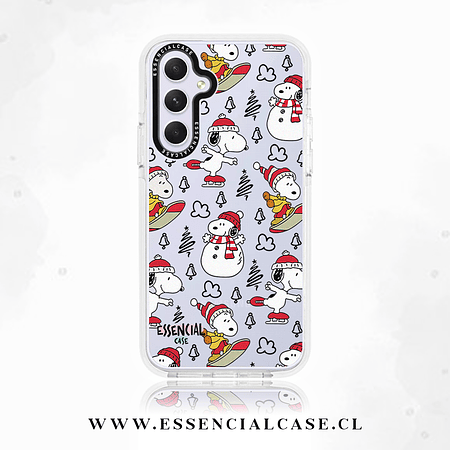 Carcasa para Samsung serie A diseño Snoopy navidad 