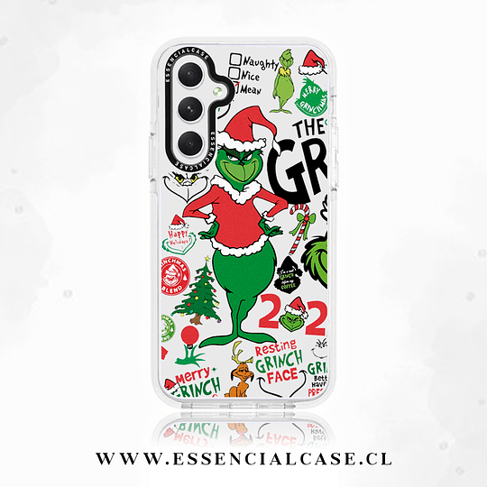 Carcasa para Samsung serie S diseño grinch navidad