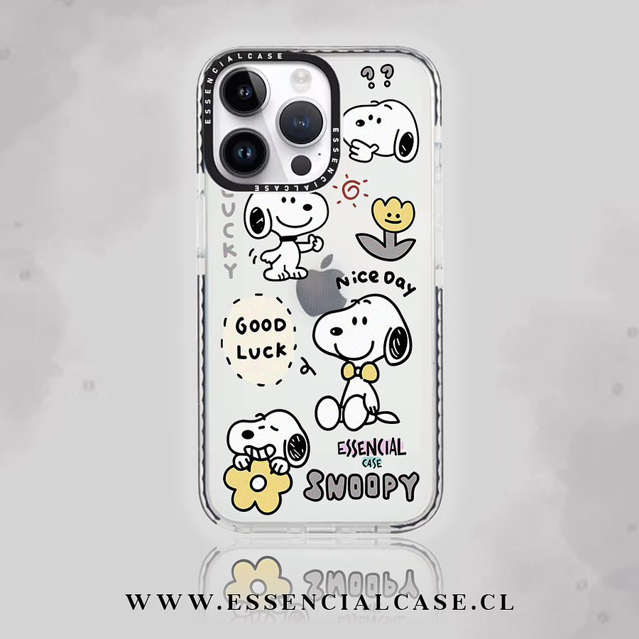 Carcasa diseño Snoopy good luck