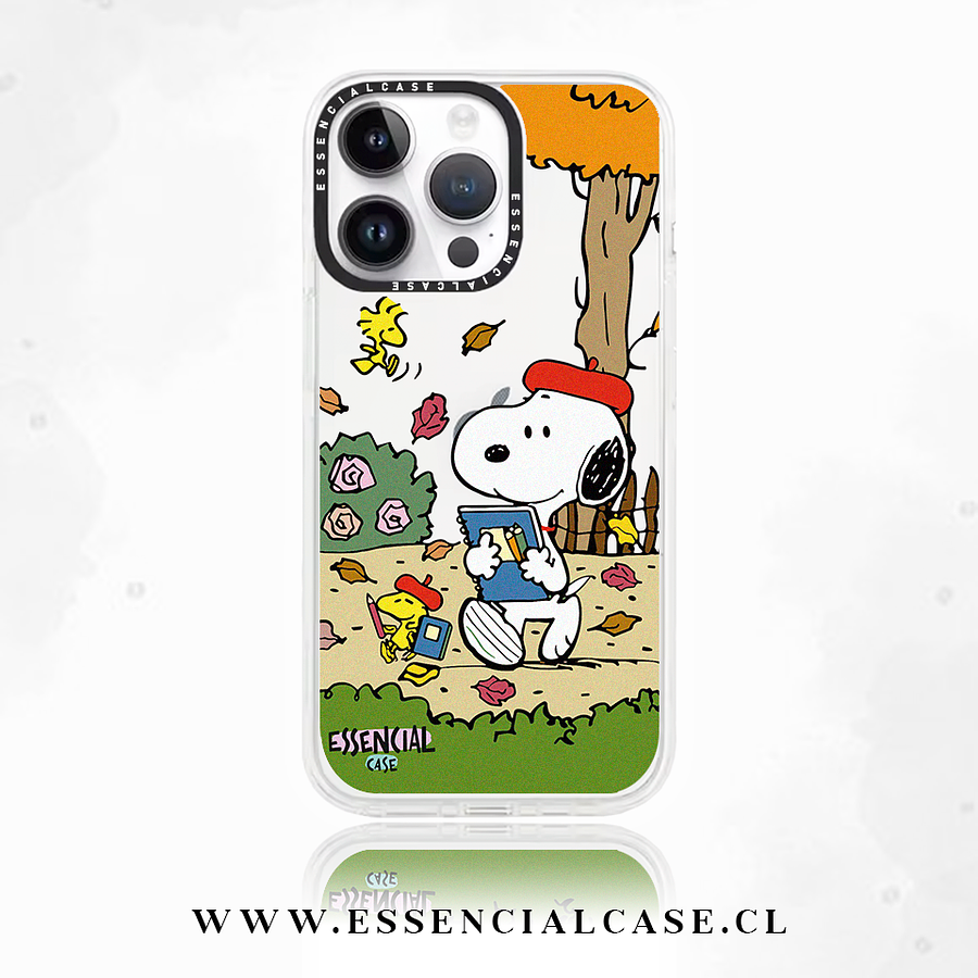 Carcasa diseño Snoopy otoño