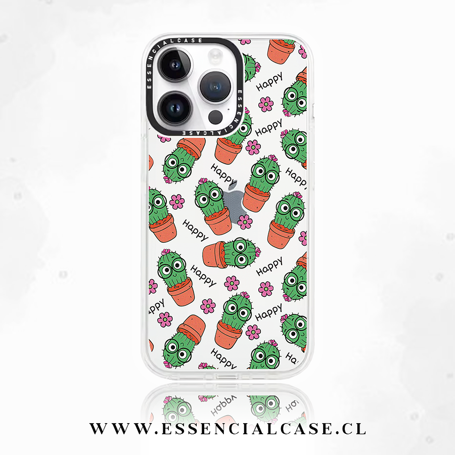 Carcasa diseño cactus happy