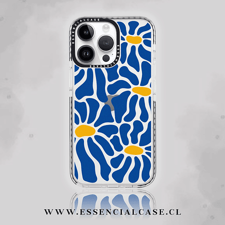 Carcasa diseño Flores azules