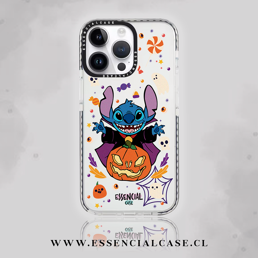 Carcasa diseño Stitch calabaza