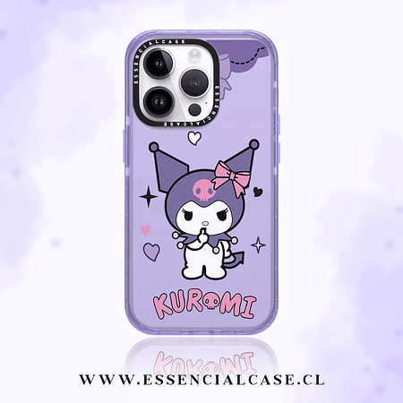 Carcasa diseño Kuromi lila