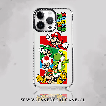 Carcasa diseño mario bross amigos