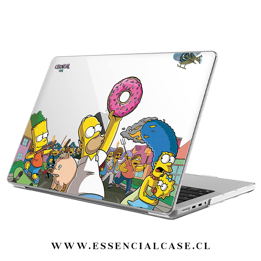 Carcasa Macbook diseño Los simpson pelicula