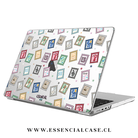 Carcasa Macbook diseño pegatinas eras Taylor Swift