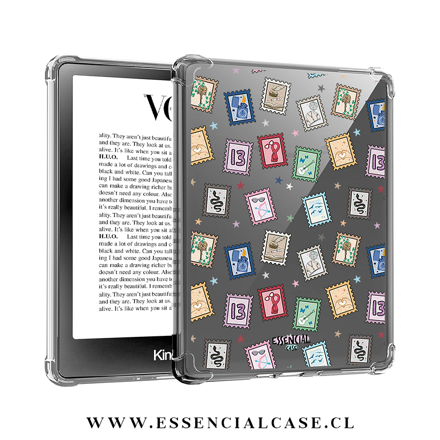 Carcasa transparente Kindle - Kobo diseño pegatinas eras Taylor Swift