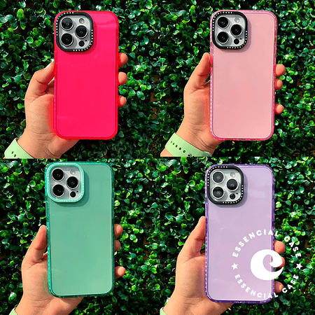 Carcasa transparente color iPhone 16 Pro  