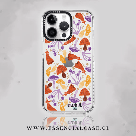 Carcasa diseño hongos colores