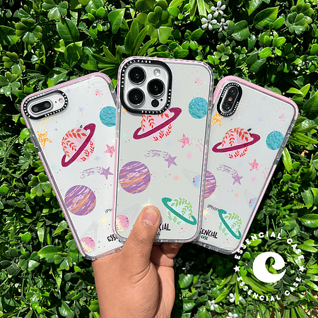 Carcasa diseño planetas planta