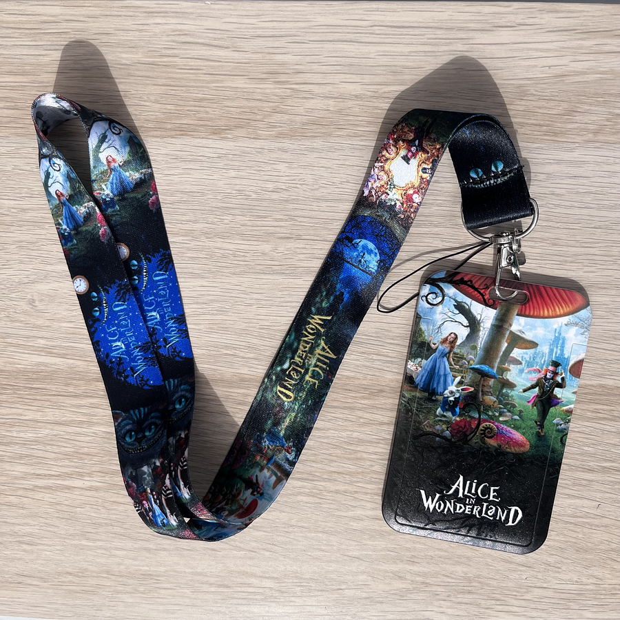 Lanyard + porta credencial Alicia