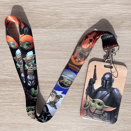 Lanyard + porta credencial Star Wars