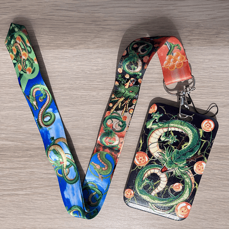 Lanyard + porta credencial Dragón Ball 