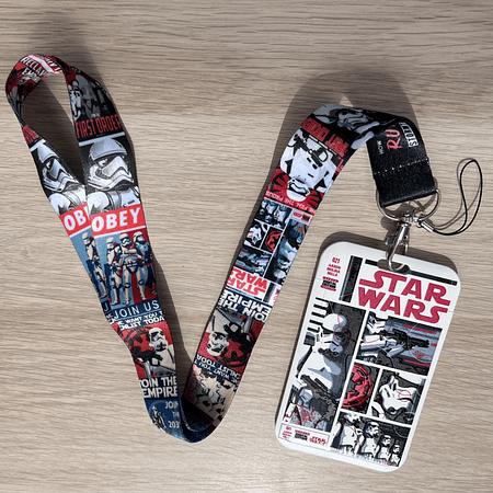 Lanyard + porta credencial Star Wars