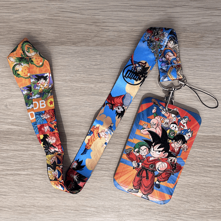 Lanyard + porta credencial Dragón Ball