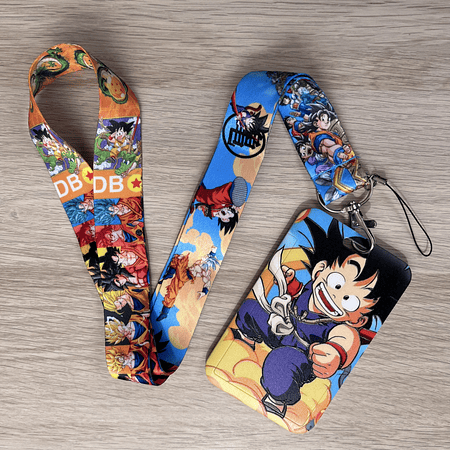Lanyard + porta credencial Dragón Ball