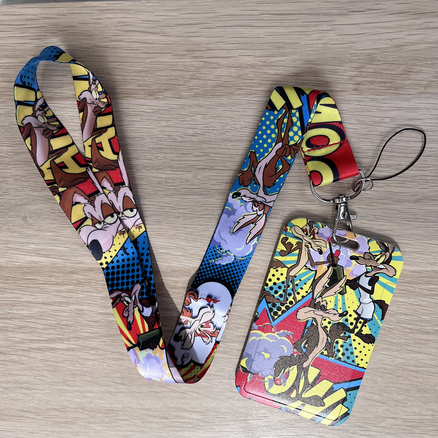 Lanyard + porta credencial Coyote 