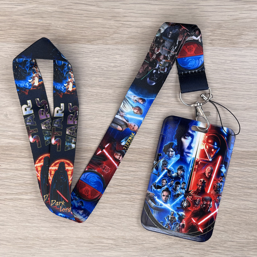 Lanyard + porta credencial Star Wars 
