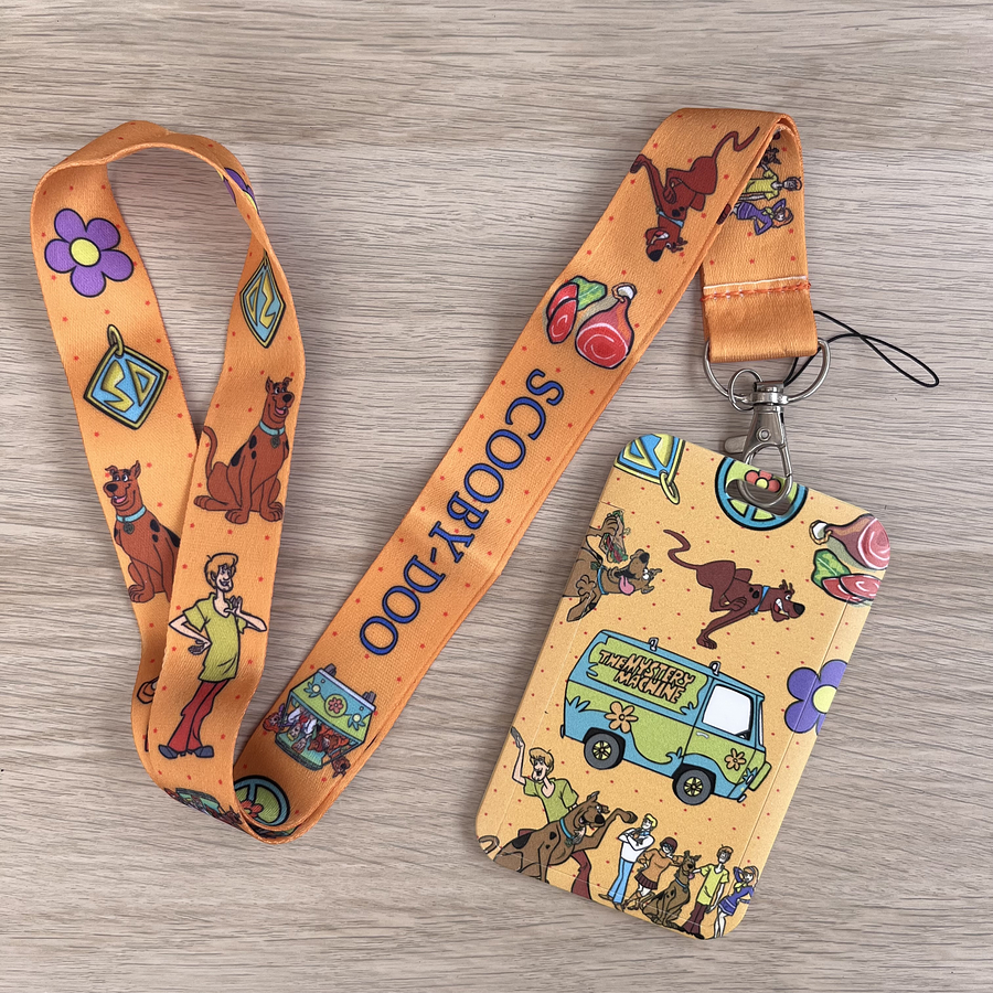 Lanyard + porta credencial Scooby Doo