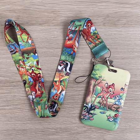 Lanyard + porta credencial Bambi