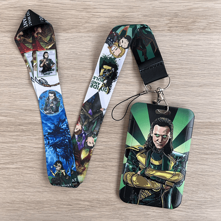 Lanyard + porta credencial Loki 