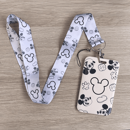 Lanyard + porta credencial Mickey
