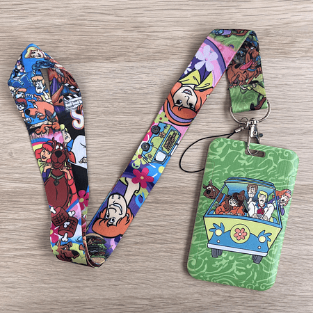 Lanyard + porta credencial Scooby Doo