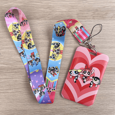 Lanyard + porta credencial Chicas Superpoderosas