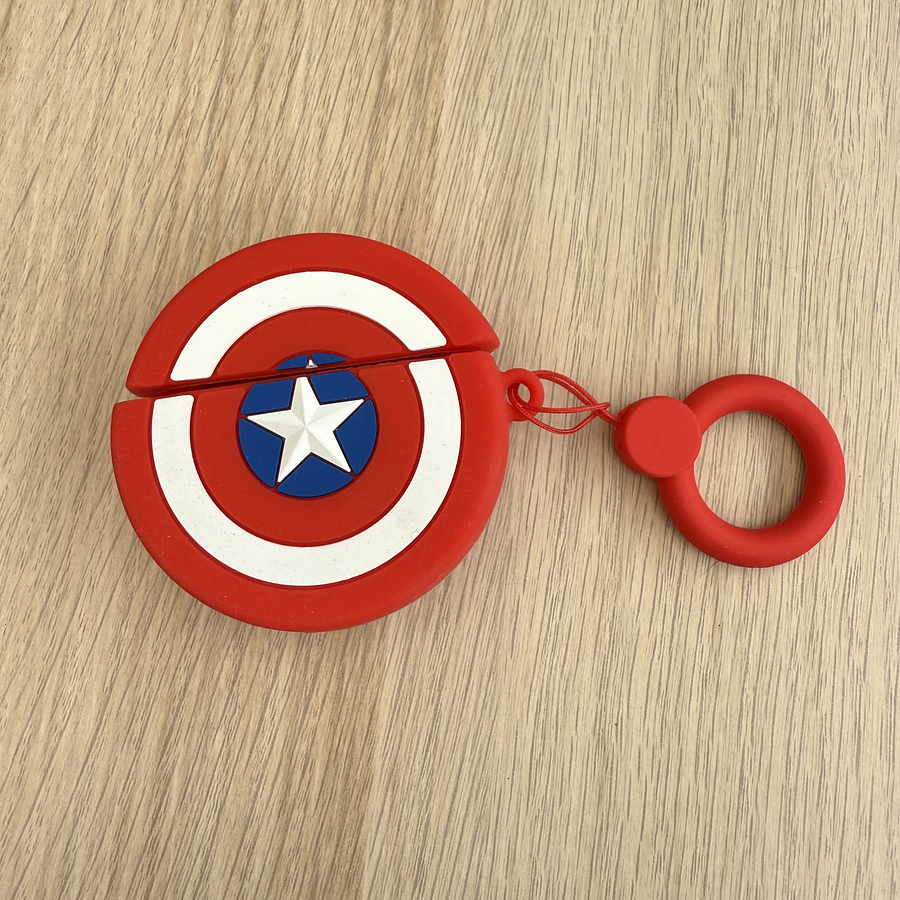 Funda AirPods 3 capitán América 