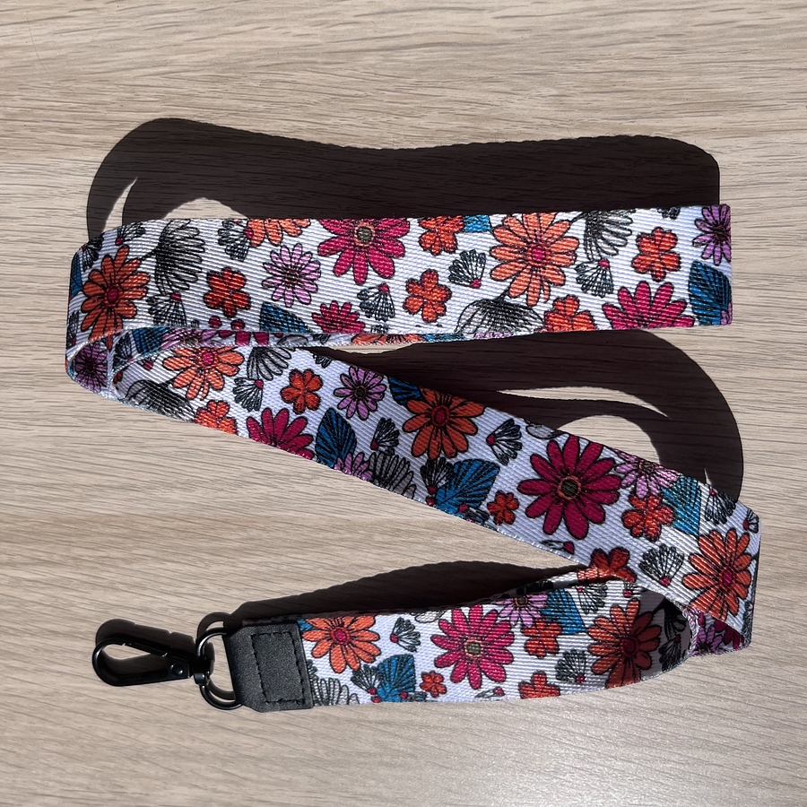 Lanyard Flores Multicolor 