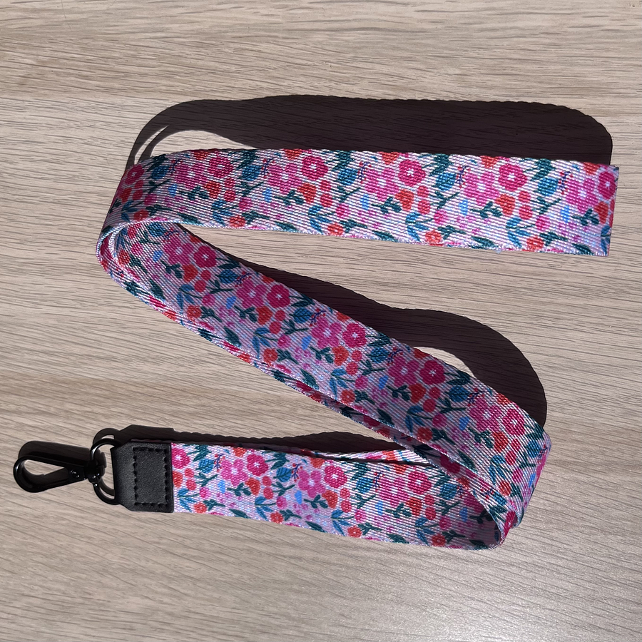 Lanyard Flores Multicolor