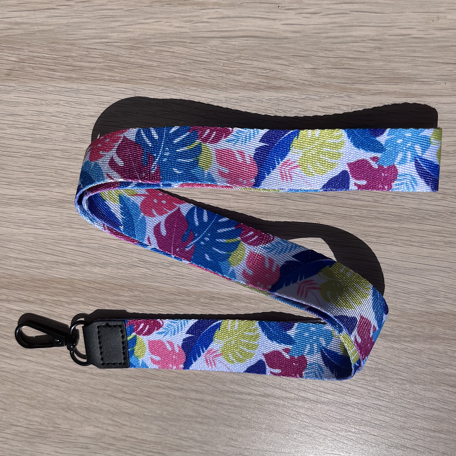 Lanyard Hojas Multicolor 