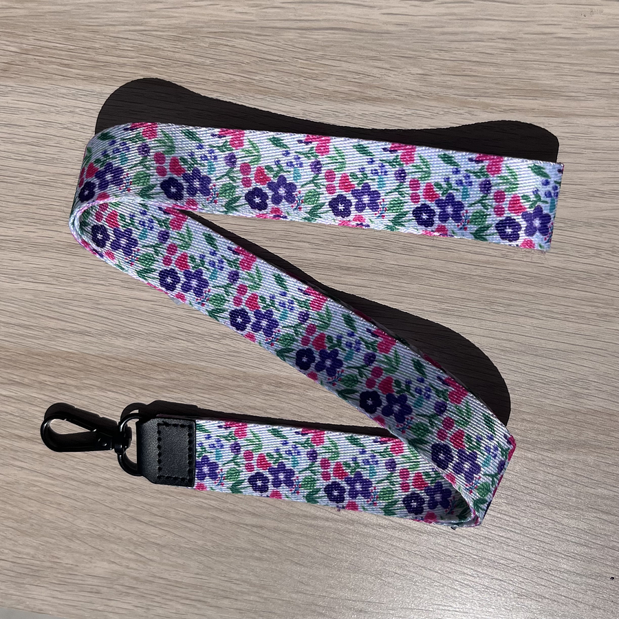 Lanyard Flores Multicolor