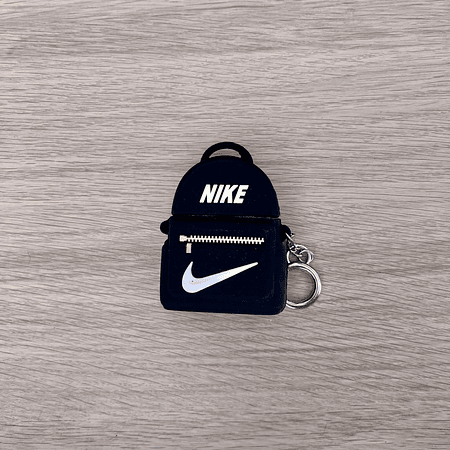 Funda airpods gen. 1 y 2 diseño “Mochila Negra Nike”