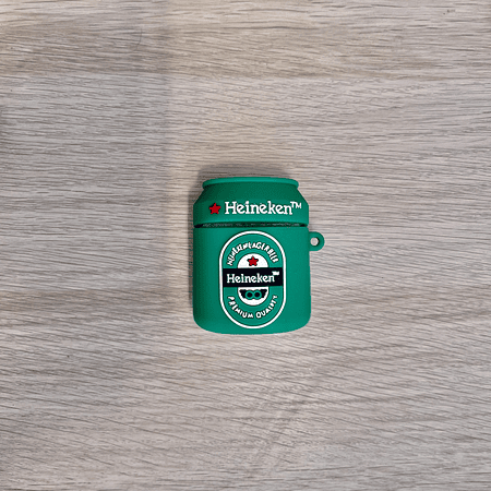 Funda airpods gen. 1 y 2 diseño “Heineken”