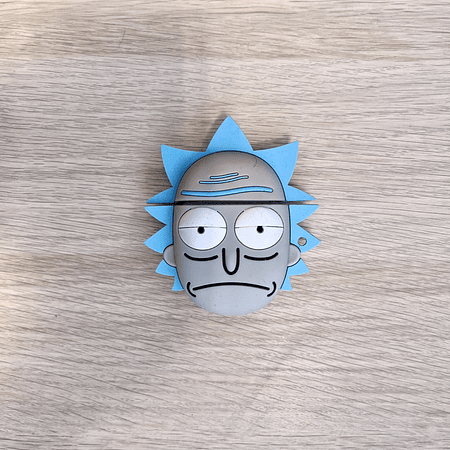 Funda airpods gen. 1 y 2 diseño “Rick and Morty”