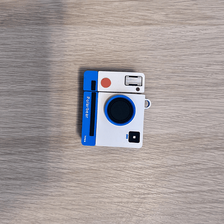 Fundas airpods gen. 1 y 2 diseño “Polaroid Azul”