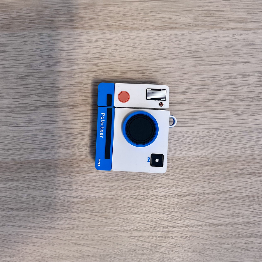 Fundas airpods gen. 1 y 2 diseño “Polaroid Azul”