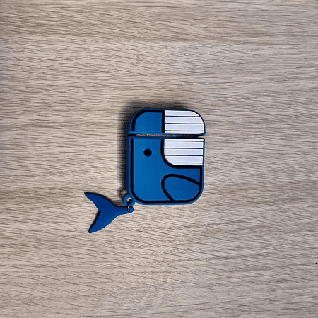 Fundas airpods gen. 1 y 2 diseño “Ballena”